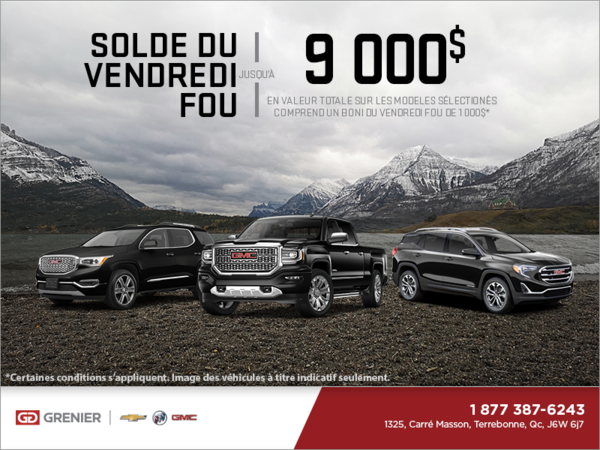 L'événement Vendredi fou!