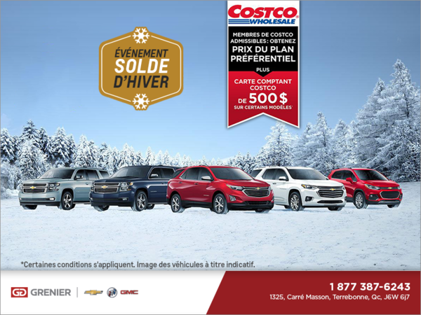 Cet hiver, l'aventure est au rendez-vous avec Chevrolet.