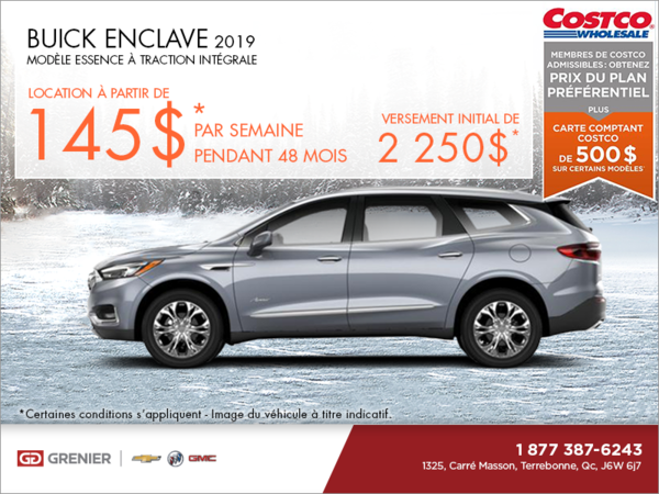 Louez le Buick Enclave 2019