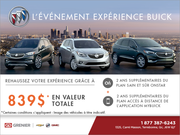 L'événement expérience Buick