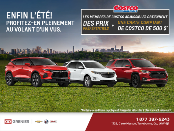 L'événement mensuel Chevrolet!