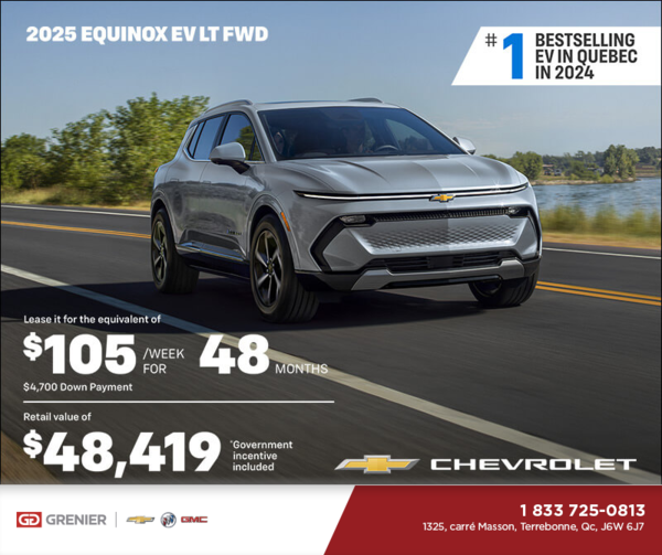 Get the 2025 Chevrolet Equinox EV
