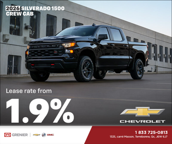 Get the 2026 Chevrolet Silverado 1500