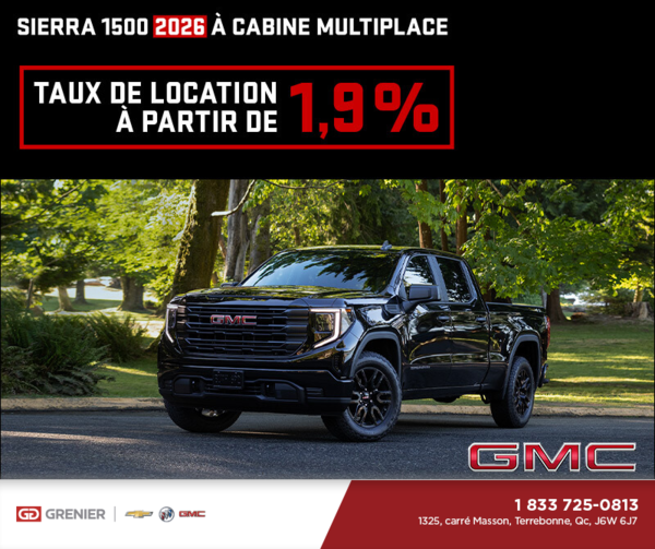 Le GMC Sierra 1500 2026