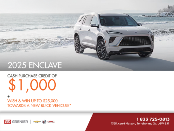 Get the 2025 Buick Enclave
