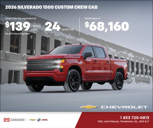 Get the 2026 Chevrolet Silverado 1500