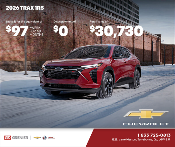 Get the 2026 Chevrolet Trax