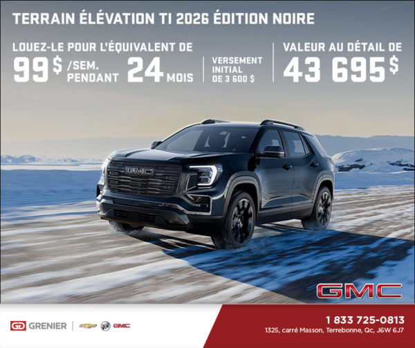 Le GMC Terrain 2026