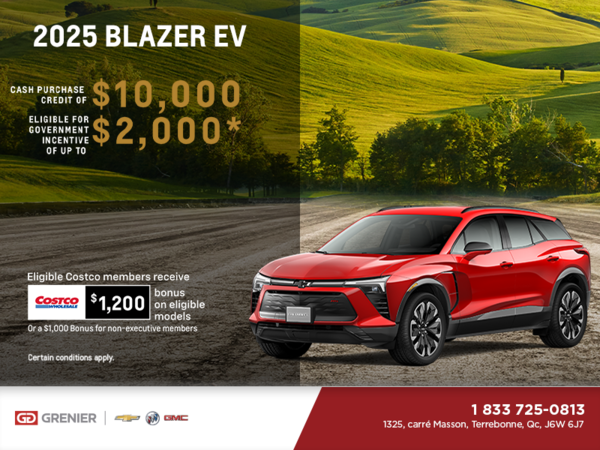 Get the 2025 Chevrolet Blazer EV