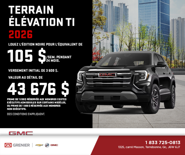 Le GMC Terrain 2026