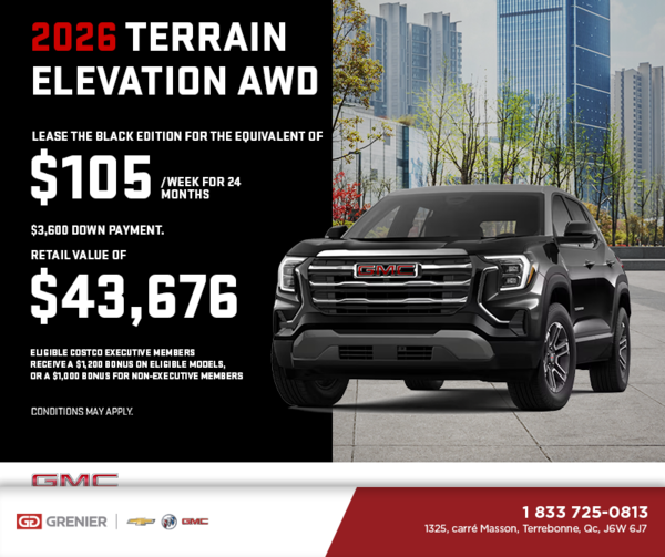 The 2026 GMC Terrain