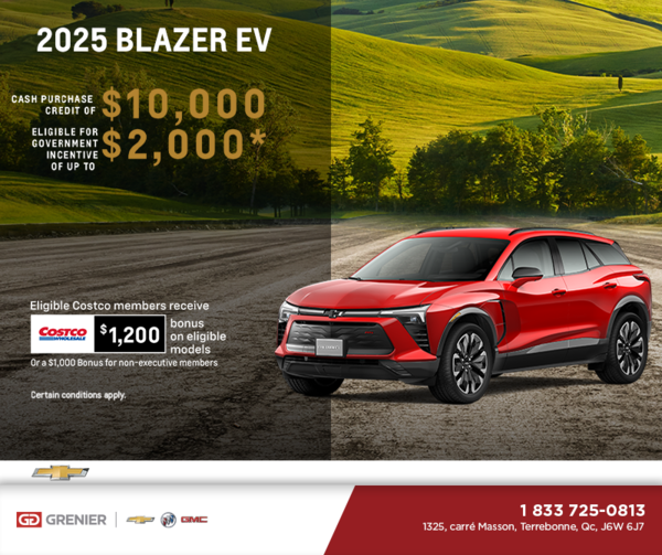 Get the 2025 Chevrolet Blazer EV