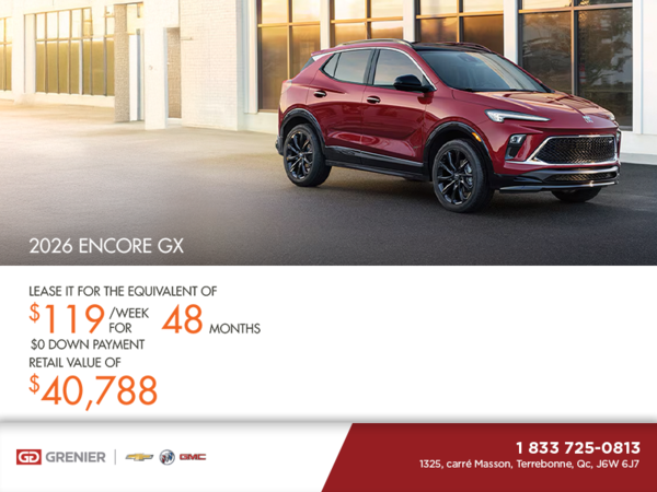 Get the 2026 Buick Encore GX