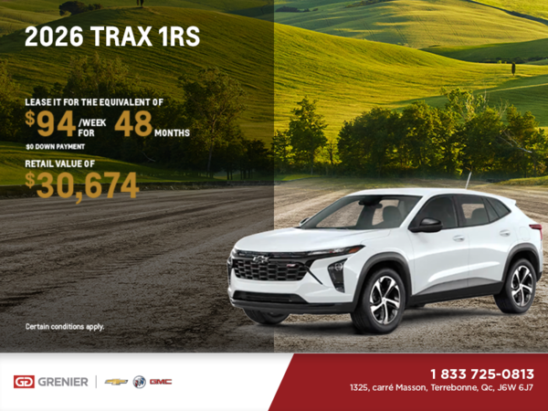 Get the 2026 Chevrolet Trax