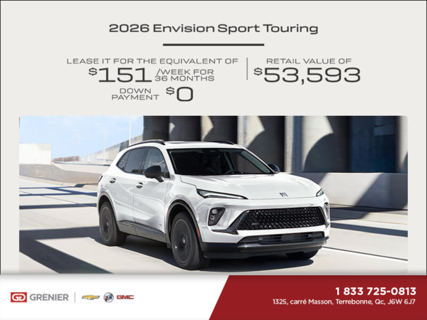 Get the 2026 Buick Envision