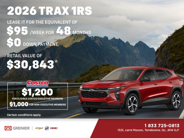 Get the 2026 Chevrolet Trax