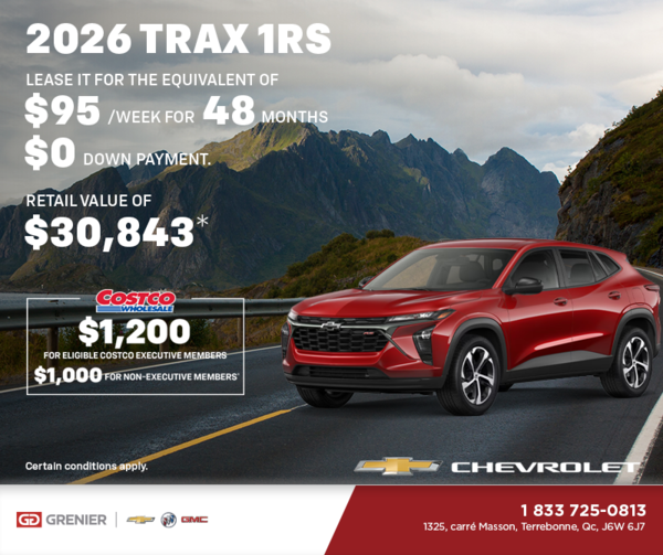 Get the 2026 Chevrolet Trax