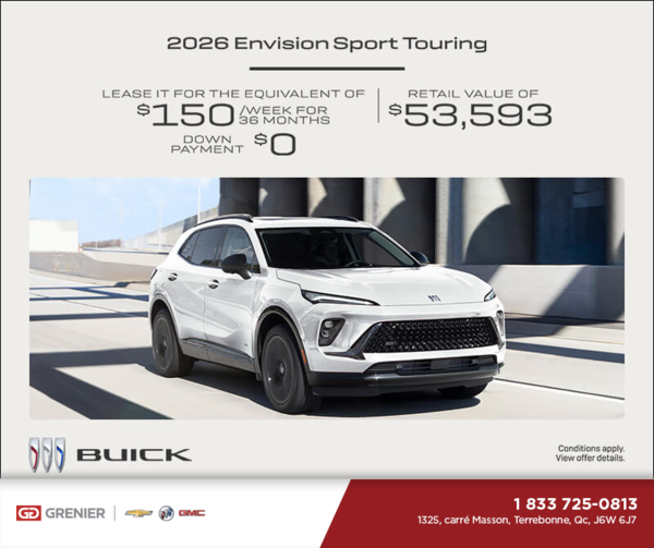 Get the 2026 Buick Envision