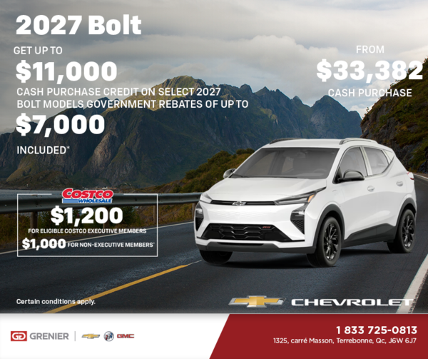 Get the 2027 Chevrolet Bolt