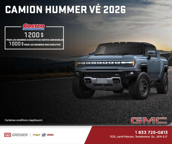 Le GMC Camion Hummer VÉ 2026