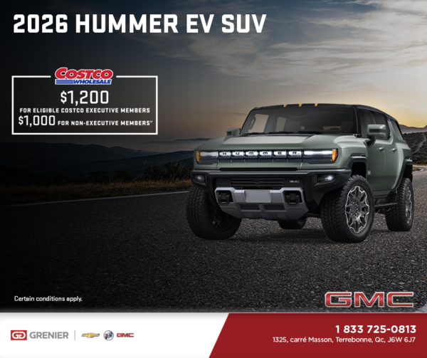 The 2026 GMC Hummer EV SUV