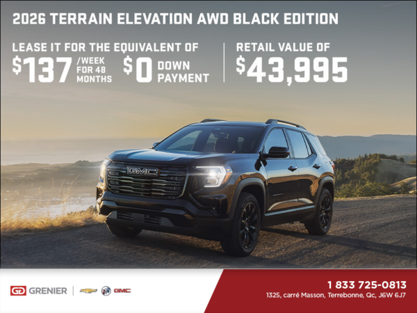 The 2026 GMC Terrain