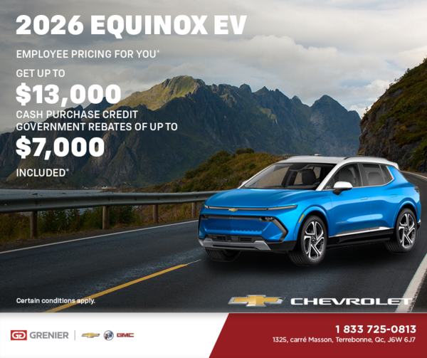 Get the 2026 Chevrolet Equinox EV