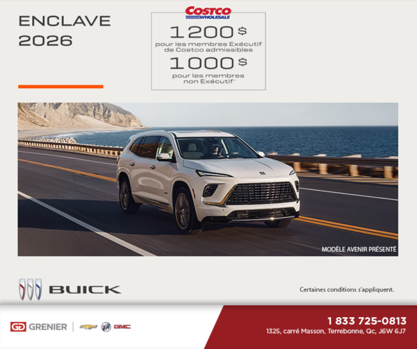 Procurez-vous la Buick Enclave 2026