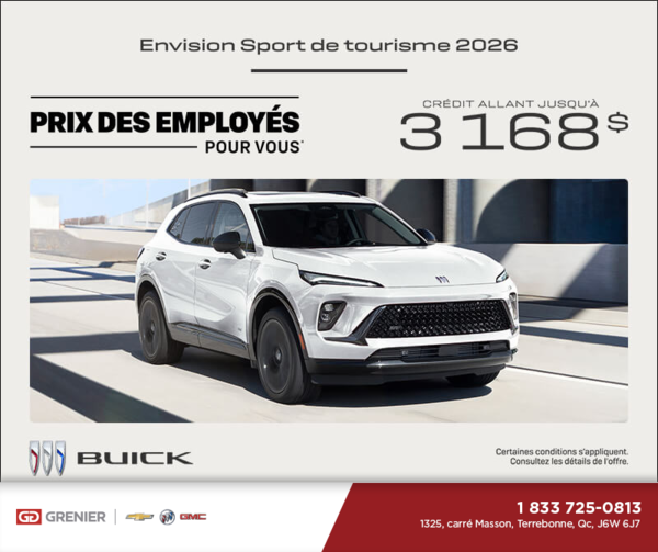 Procurez-vous la Buick Envision 2026