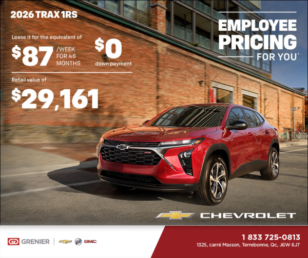 The 2026 Chevrolet Trax 2RS