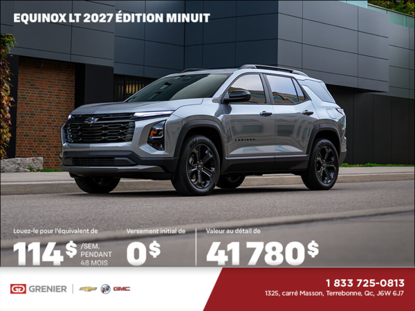 Procurez-vous le Chevrolet Equinox  2027