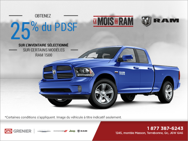 L'événement de vente de RAM Drive Days