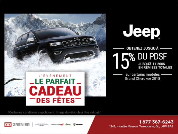 L'événement le parfait cadeau des fêtes de Jeep!