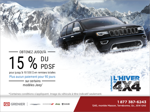 L'événement l'hiver en 4X4!