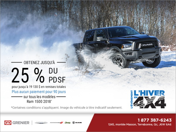 L'événement l'hiver en 4X4!