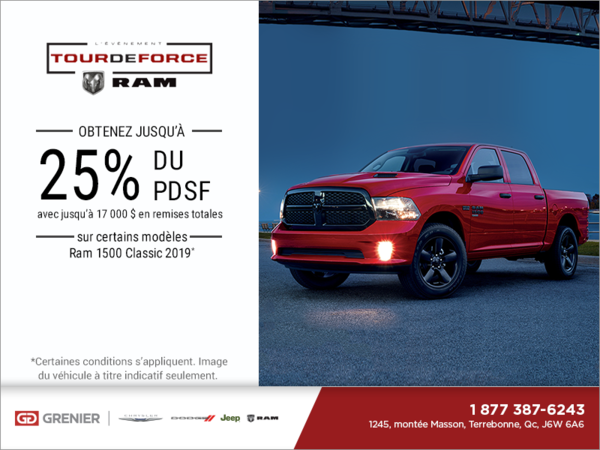 L'événement tour de force RAM