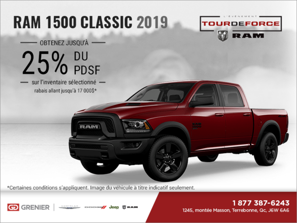 Procurez-vous le RAM 1500 2019
