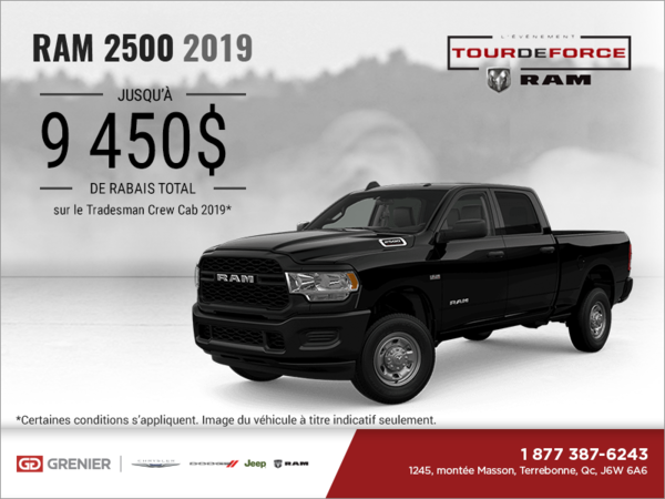 Procurez-vous le RAM 2500 2019