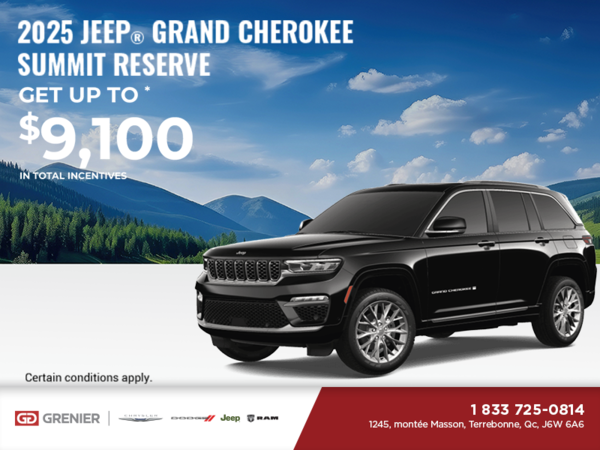 Get the 2025 Jeep Grand Cherokee!