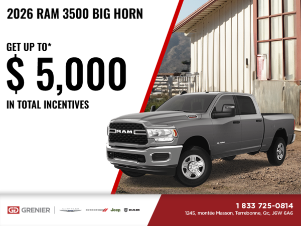 Get the 2026 RAM 3500