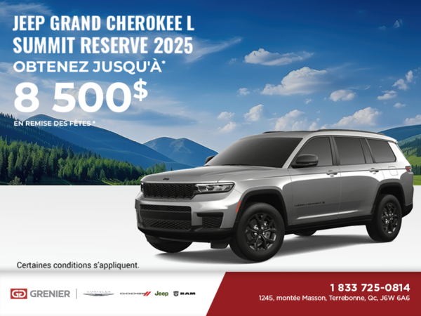 Conduisez un Jeep Grand Cherokee L 2025