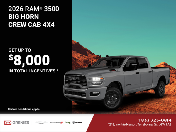 Get the 2026 RAM 3500