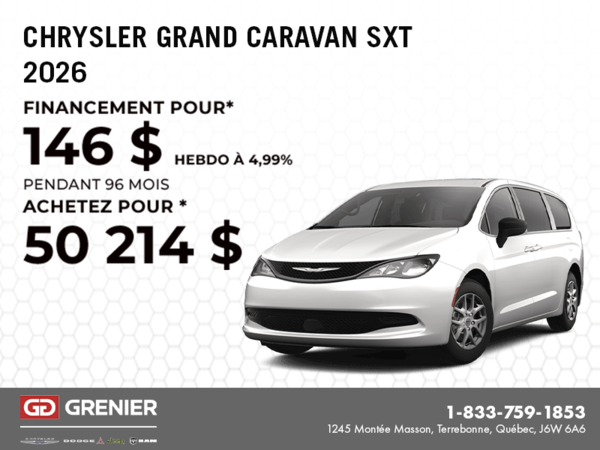 Chrysler Grand Caravan 2026