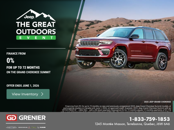 Get the 2025 Jeep Grand Cherokee !