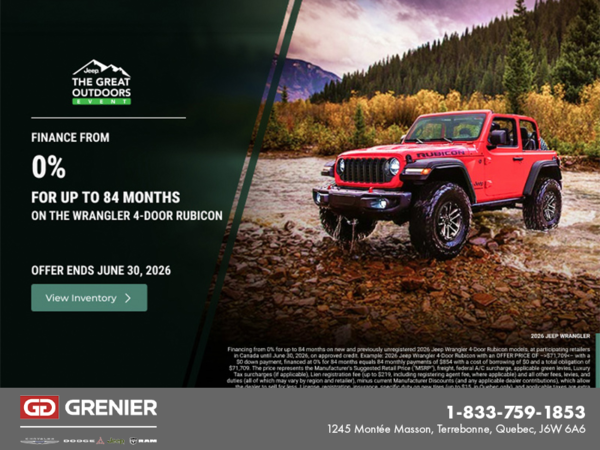 Get the 2026 Jeep Wrangler!