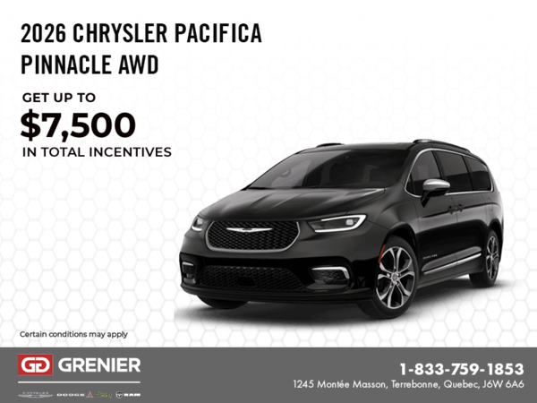 2026 Chrysler Pacifica
