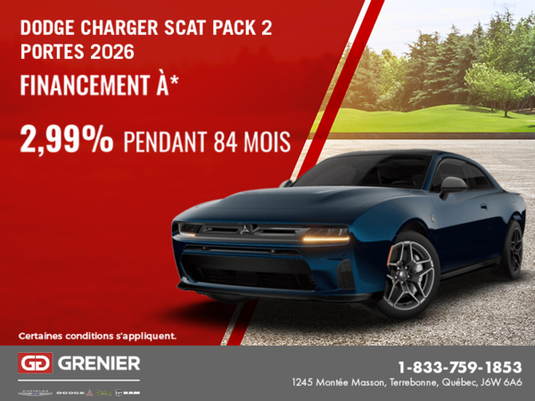 Dodge Charger Scat Pack 2 portes 2026