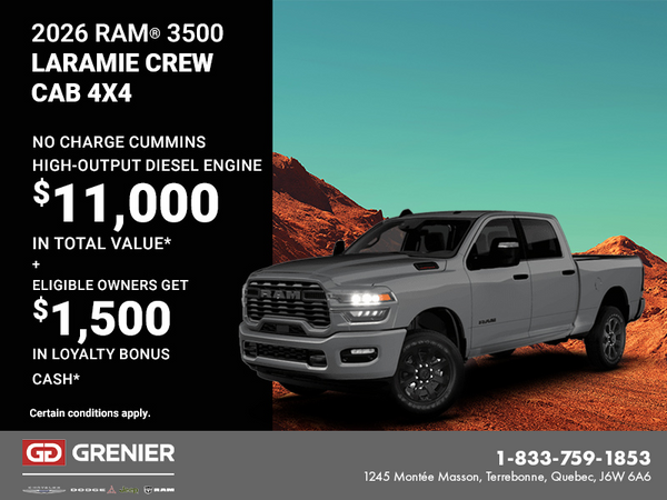 2026 RAM 3500
