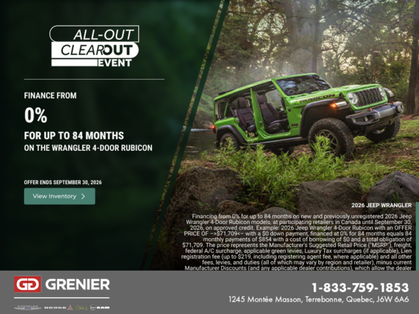 Get the 2026 Jeep Wrangler!