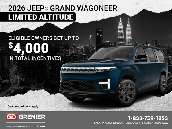 2026 Jeep Grand Wagoneer L